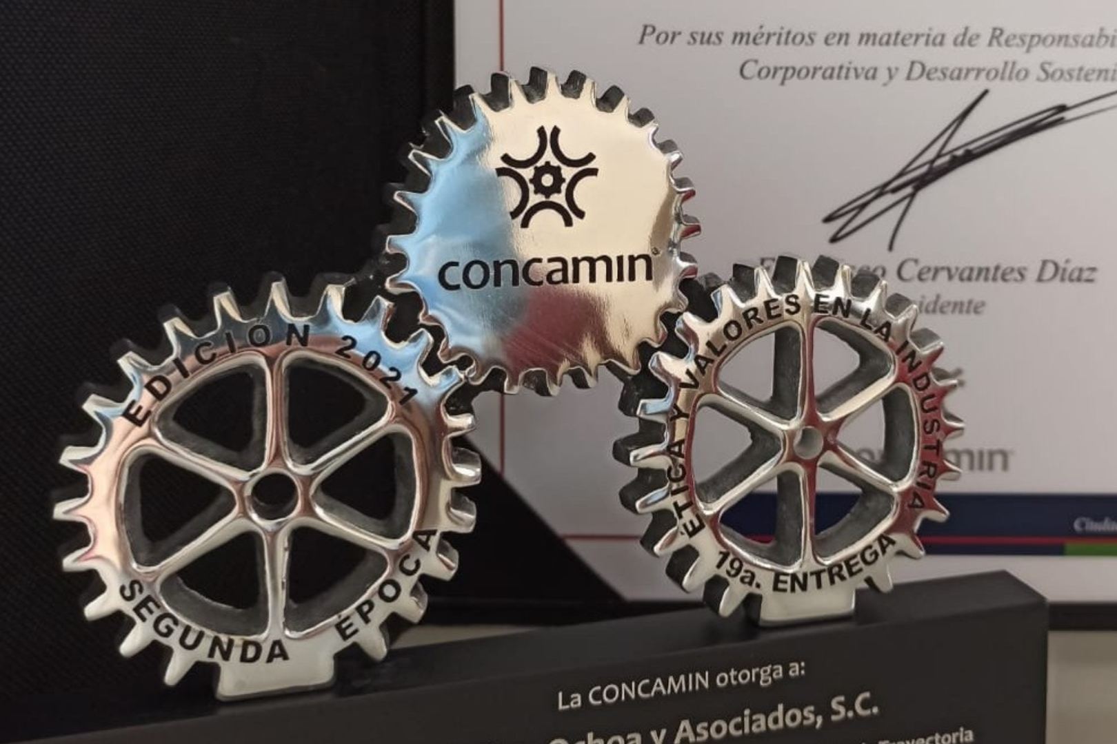 Premio Ética y Valores Concamin