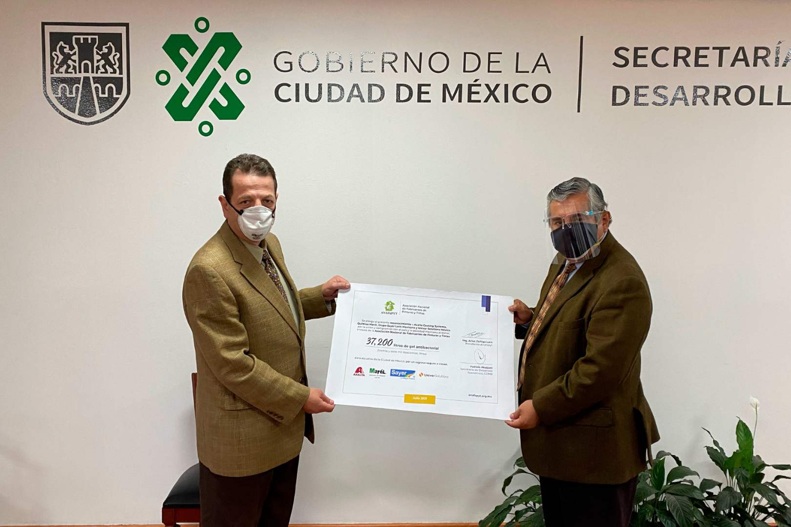 Anafapyt Gel antibacterial Axalta CDMX