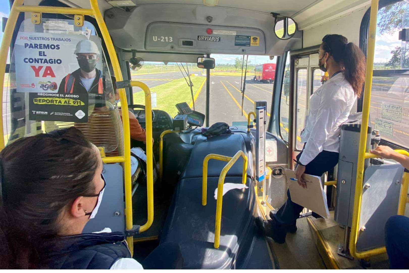 Transporte público, Cubrebocas, Defoe