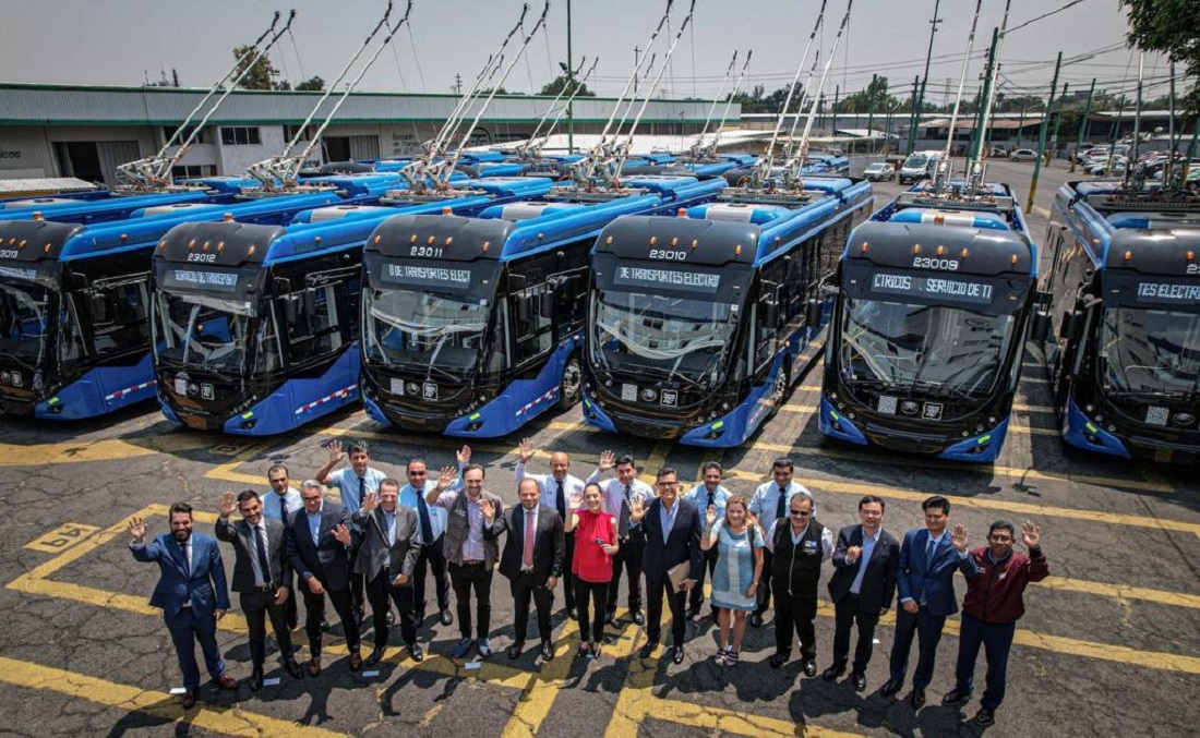 CDMX, Trolebuses, Yutong